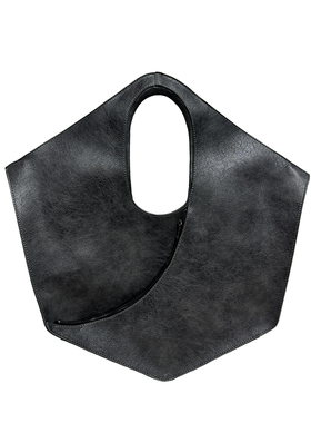 JCAESAR SHIELD BAG 盾牌包小号 异型结构 做旧皮硬挺 肩带轻量化