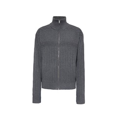 JCAESAR SWEATER 坑条提花毛衣 高克重混纺毛纱 横竖向提花肌理