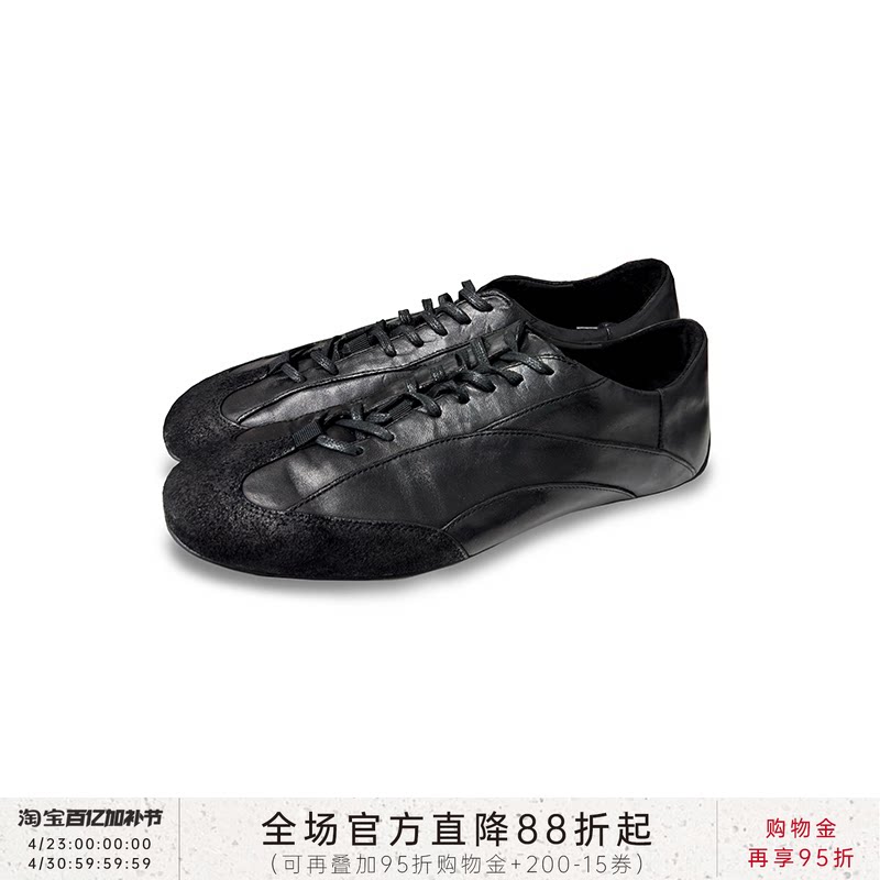 JCAESAR SHOES水洗马皮德训皮鞋 牛皮内里橡胶大底 解构式结构线