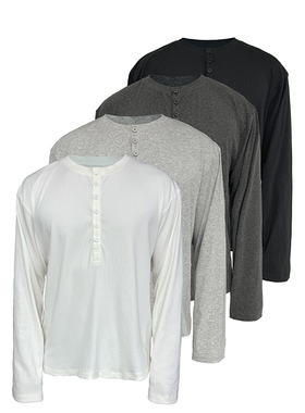 JCAESAR HENRY SLEEVE 亨利领长袖 柔软舒适百搭 显身材 多色可选