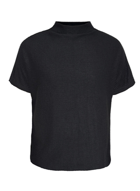 JCAESAR COWLS TEE 飞袖荡领短袖 人字纹肌理针织 慵懒感 小飞袖