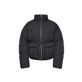 DOWN JACKET 廓形抽绳立领羽绒服 JCAESAR 400克90白鸭绒 短宽