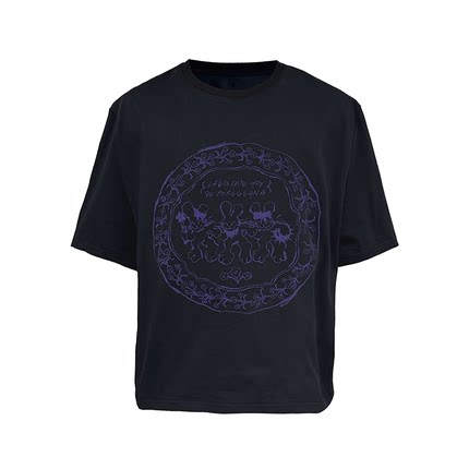 JCAESAR RABBIT-PRINT TEE兔子短袖 面料耐用 复古胶印 合体版型