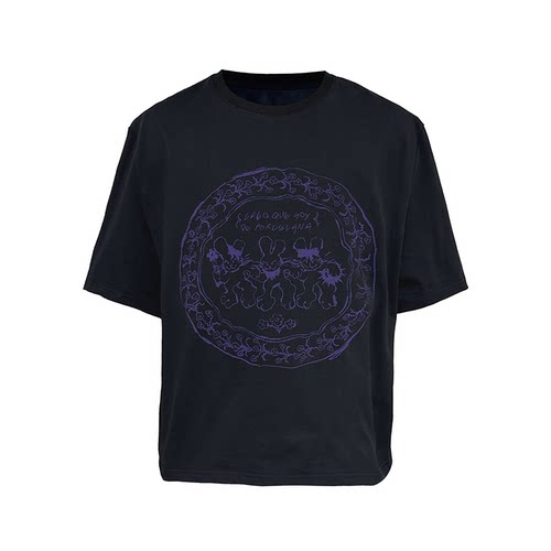 JCAESAR RABBIT-PRINT TEE兔子短袖 面料耐用 复古胶印 合体版型
