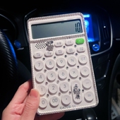 小型计算器带语音多功能高颜值女神款 办公室专用记算机器语音大屏