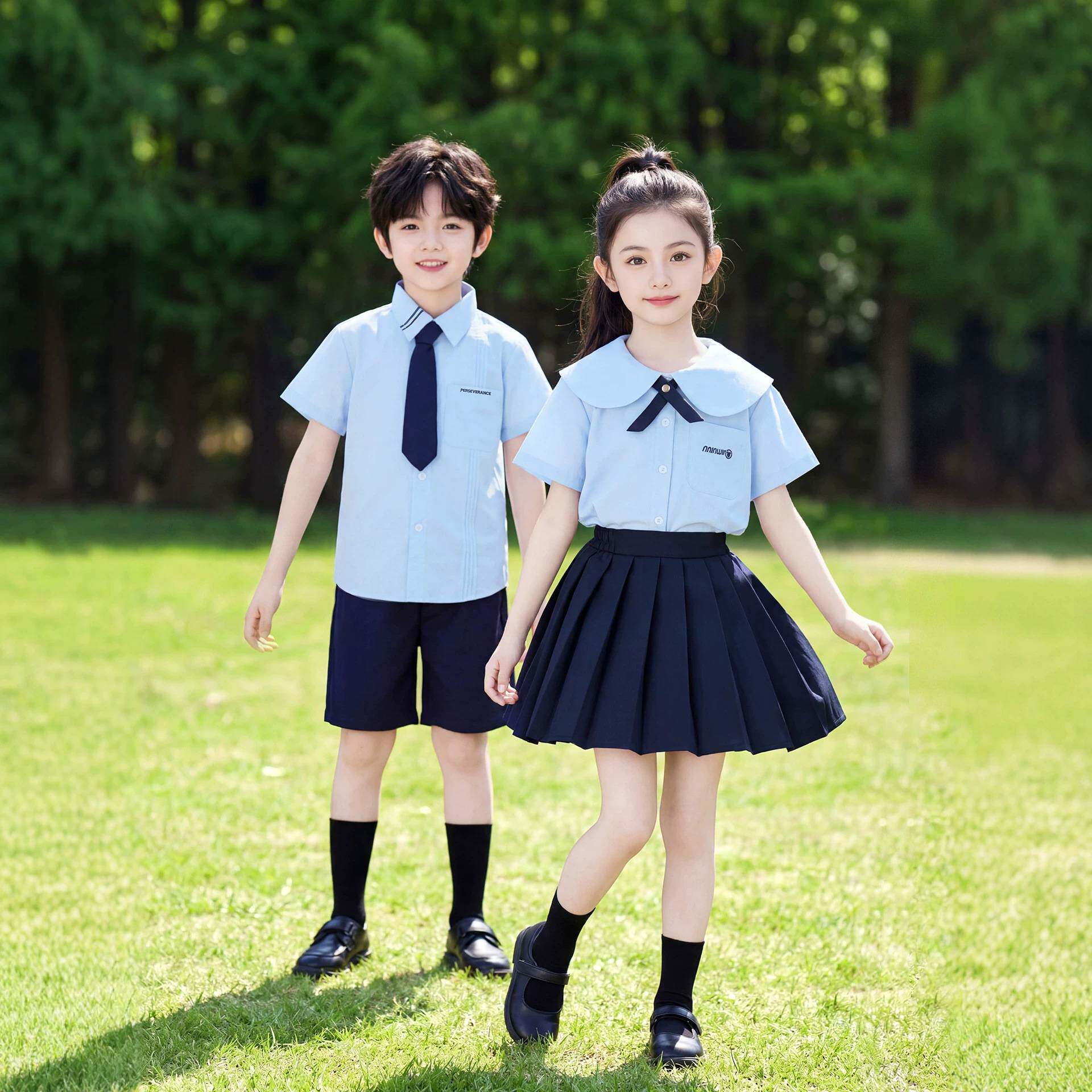 小学生校服毕业照幼儿园园服六一
