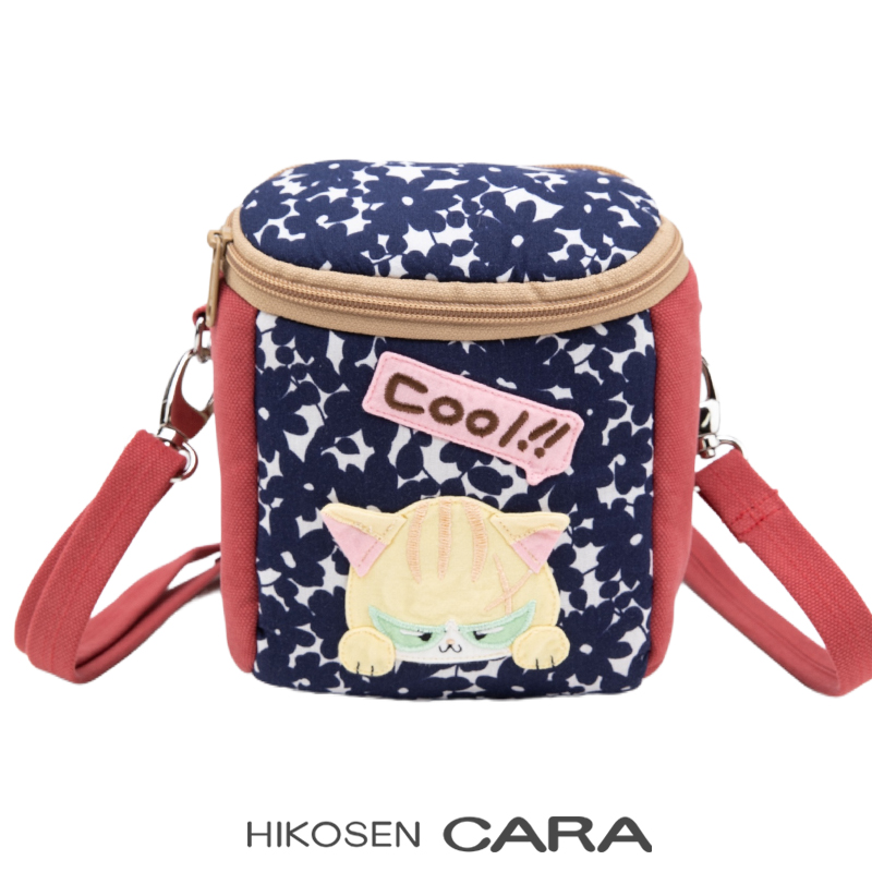 卡拉猫憨先生新款小众斜挎帆布包