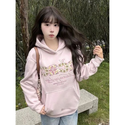 HandSeven复古宽松慵懒连帽卫衣