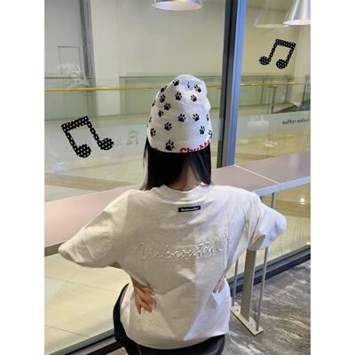 HandSeven短袖美式男女钢印T恤