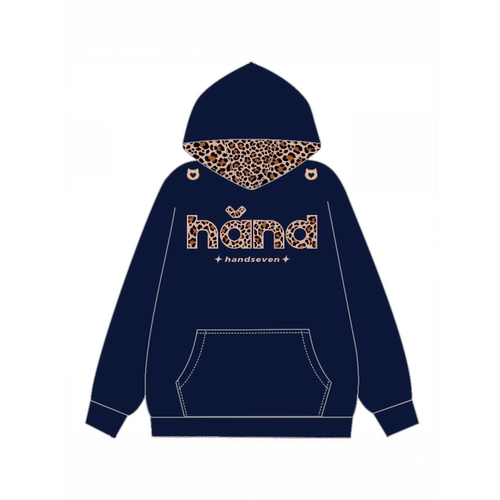 HandSeven高街风刺绣连帽卫衣潮
