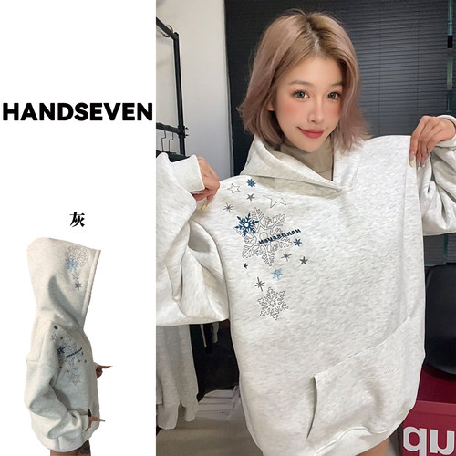 刺绣HandSeven美式卫衣