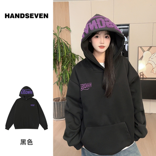 潮牌fog时尚 情侣装 卫衣 刺绣字母重磅卫衣秋冬季 HandSeven高街美式