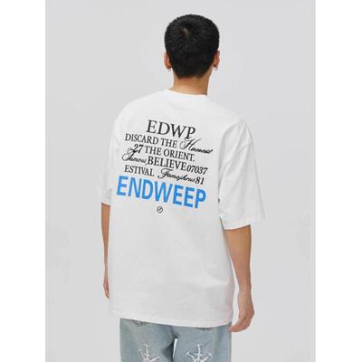 HANDSEVEN美式重磅男女印花短袖