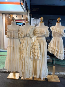夏萨珑！泰国曼谷Thaidyes家高品质生态棉旅拍仙女奶油连衣裙合集