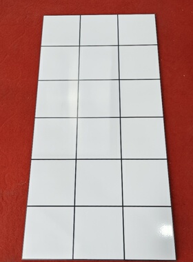 30乘60亮光格子釉面墙砖厨卫阳台餐厅墙壁防污不透水现代简约瓷砖