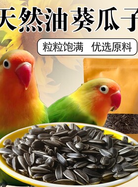 鹦鹉鸟粮饲料鸟食油葵小瓜子奖励零食鹦鹉玄凤虎皮牡丹用鸟粮食