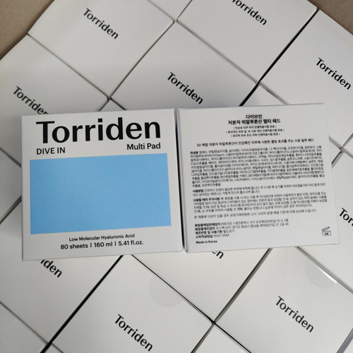 韩国Torriden桃瑞丹低分子玻尿酸爽肤棉片80片增量装即刻补水保湿