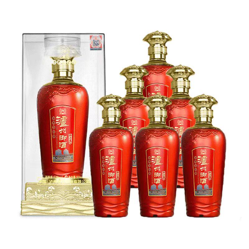 四川泸州御酒和之美整箱浓香型白酒500ML*6瓶礼盒装 - 实物图