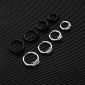 男士 耳钉耳环潮嘻哈气质街头ins网红单只耳扣女日韩简约钛钢耳饰