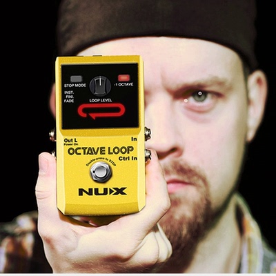 纽克斯NUX Octave Loop 电吉他效果器 乐句循环单块鼓机