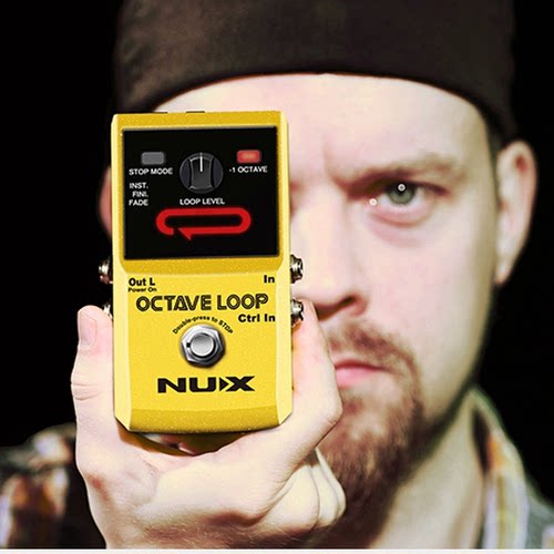 纽克斯NUX Octave Loop 电吉他效果器 乐句循环单块鼓机