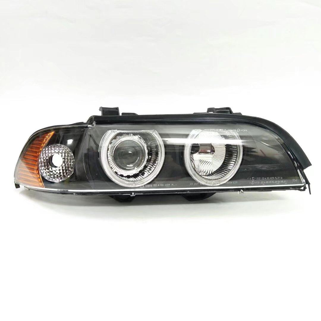 BMW 5 시리즈 E39 헤드라이트에 적합 520 헤드라이트 523 헤드라이트 525 헤드라이트 528 투명 530 램프 하우징