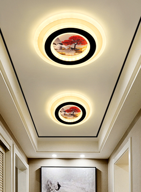 简约现代 过道灯走廊灯玄关灯入户灯阳台灯创意个性led筒灯吸顶灯