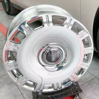 20 21寸大饼锻造轮毂适配尊界S800精抛亮面轻量化汽车轮圈