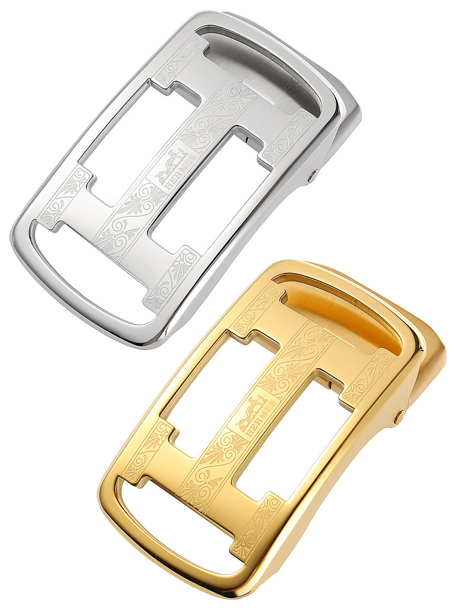 고급 스테인레스 스틸 벨트 헤드 남성용 자동 버클 헤드 액세서리 별매 고급 남성용 벨트 헤드 버클 브랜드