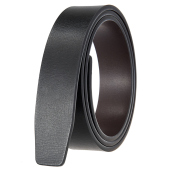 皮带真皮不带头无头牛皮腰带光身无牙无孔带身男士 平滑扣带条配件