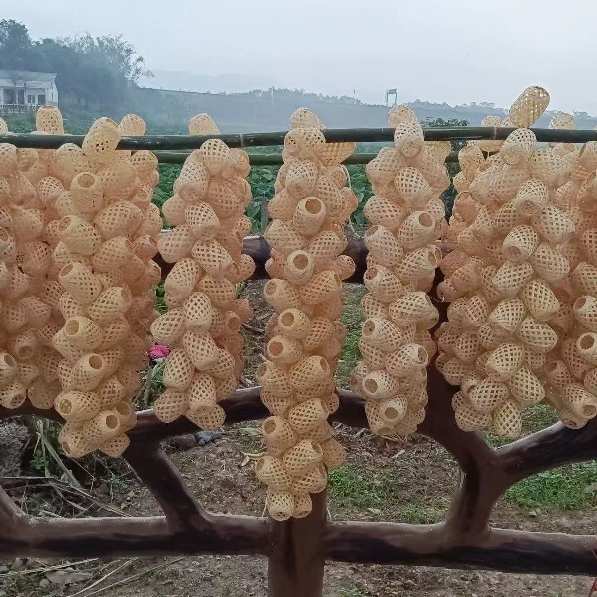 潮汕小灯笼竹编复古装饰车载挂件