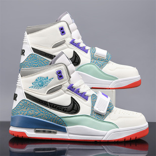 aj312男鞋莆田aj高帮情侣复活节篮球鞋气垫板鞋青少年男女鞋学生