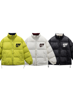 STUDIO ONE棉衣男女冬季加厚保暖棉服外套潮牌宽松百搭面包服棉袄