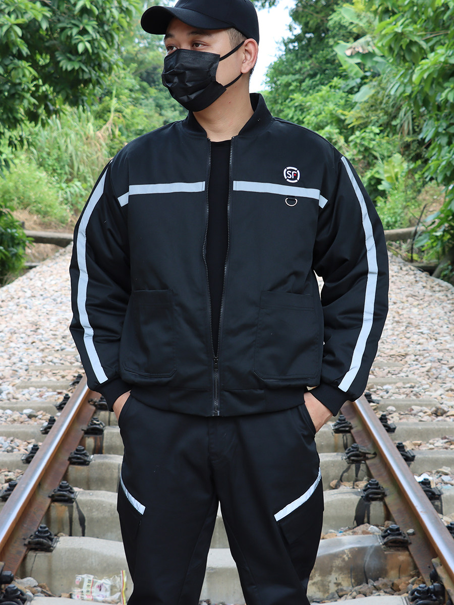 顺丰工作服棉衣保暖外套冲锋衣上衣快递服装冬季加厚小棉袄工装服