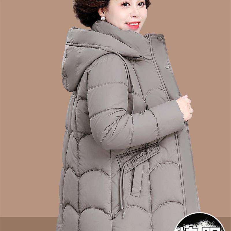 中年妈妈冬装中长款2025新款棉袄中老年女装秋冬连帽外套羽绒棉服,女装/女士精品,中老年女装,淘宝优惠券,粉丝福利购,淘宝优惠卷