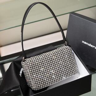 山大王包包女款春夏水钻包闪全钻晚宴手拿手提包腋下包满钻钻石包