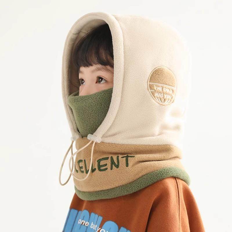 儿童护耳帽子口罩围脖一体帽秋冬季男女童户外防风套头帽加厚保暖,童装/婴儿装/亲子装,帽子,淘宝优惠券,粉丝福利购,淘宝优惠卷