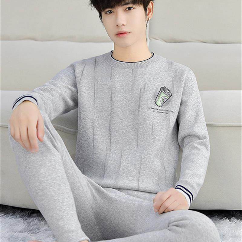 冬季大童初中学生保暖内衣套装男加绒加厚青少年防寒纯棉秋衣秋裤,女士内衣/男士内衣/家居服,保暖套装,淘宝优惠券,粉丝福利购,淘宝优惠卷