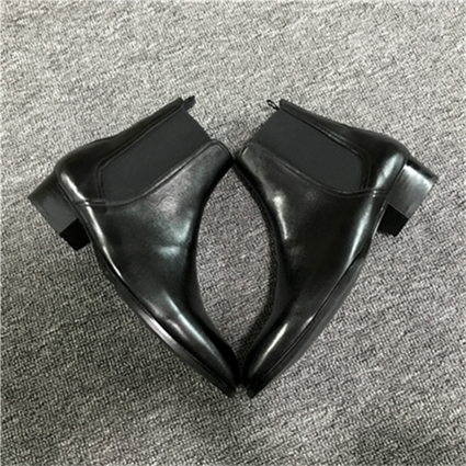 牛皮切尔西百搭风马丁靴高帮男鞋图片