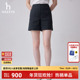 韩版 女裤 夏季 女士纯色休闲短裤 商场同款 哈吉斯hazzys官方正品