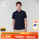 商务通勤短袖 休闲polo衫 Hazzys哈吉斯男士 多彩t恤上衣男 凉感
