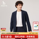 男休闲通勤西服外套男士 新品 HAZZYS哈吉斯春季 上衣潮 商场同款