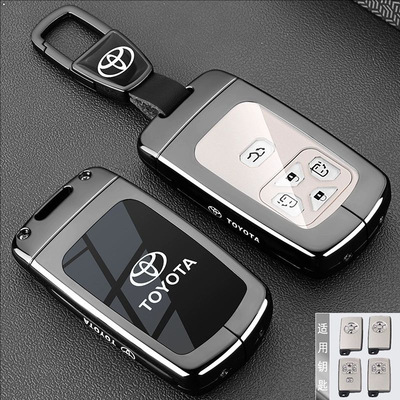 适用丰田RAV4钥匙套老款塞纳Prius普瑞维亚大霸王埃尔法车包扣壳