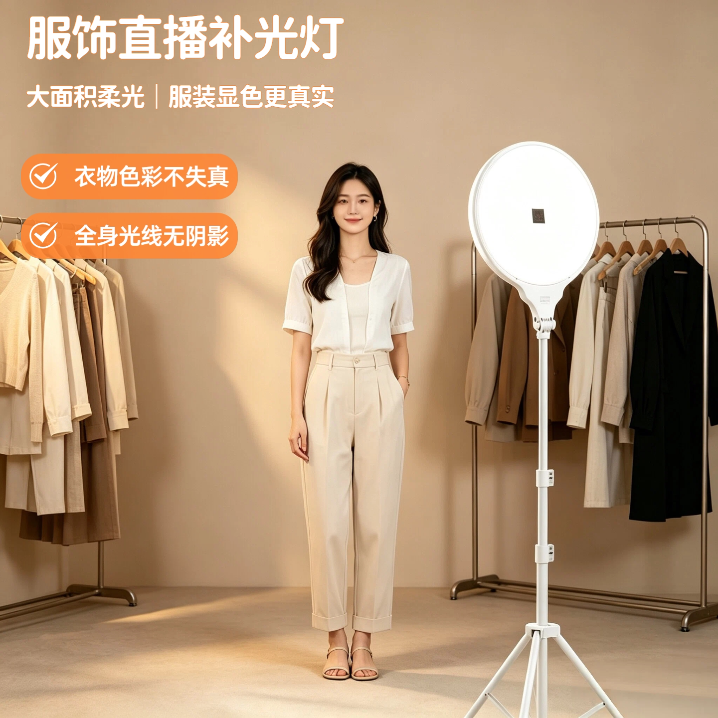 全屏补光灯美妆直播自拍打光专用