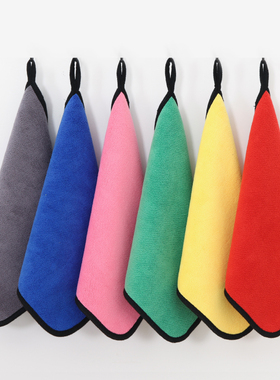 双色抹布吸水不掉毛家政保洁擦车酒店餐饮公司加油站毛巾礼品赠品