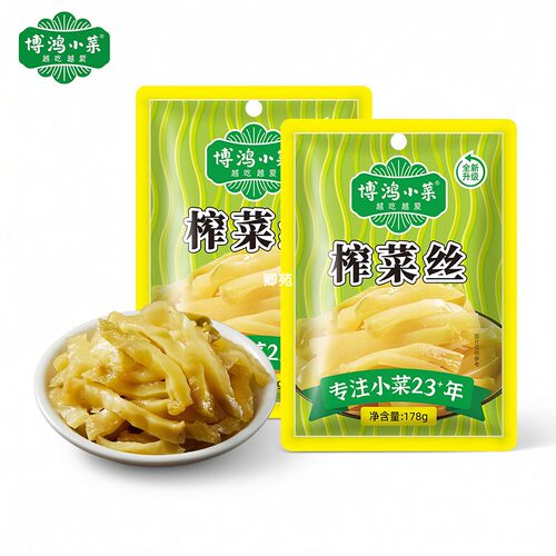 博鸿榨菜丝配粥佐餐不辣解腻178g