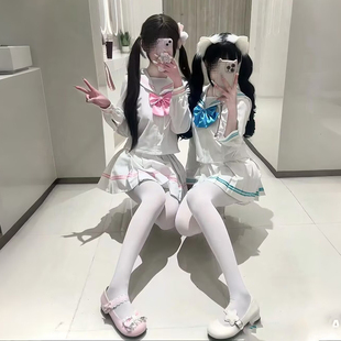 bodyline水手服稀有色复刻萌款基础款中间服长袖JK套装日系可爱风