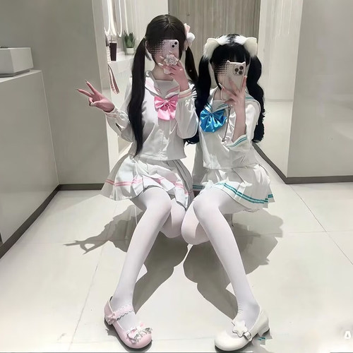 bodyline水手服稀有色复刻萌款基础款中间服长袖JK套装日系可爱风