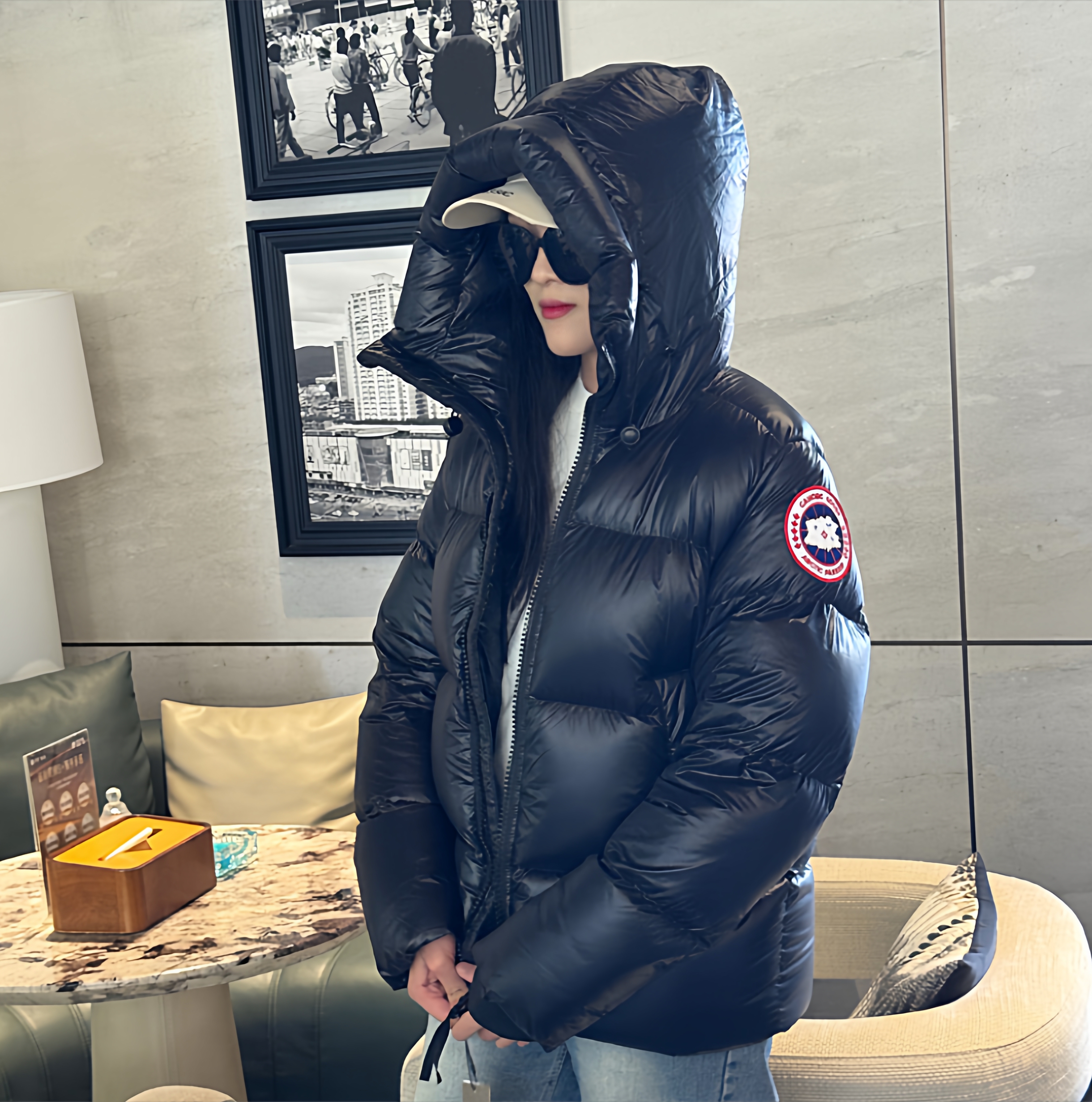 CAHOBCGOOSE面包羽绒服