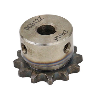 45钢成品孔带键槽链轮3分06B-1 10齿 11 12 13 14 15 16 17-30齿